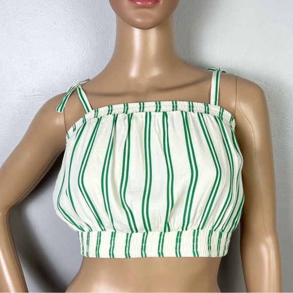 NEW PRIVACY PLEASE REVOLVE STRIPED CROP TOP - Picture 2 of 8